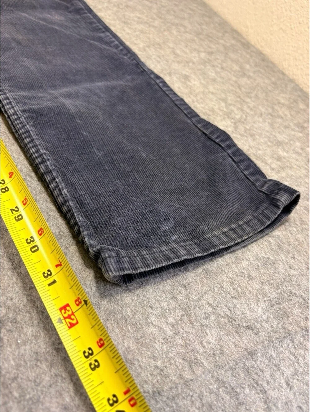Vintage Levis 517 Corduroy Pants Mens 28x32 Blue Bootcut 5 Pocket USA 80s